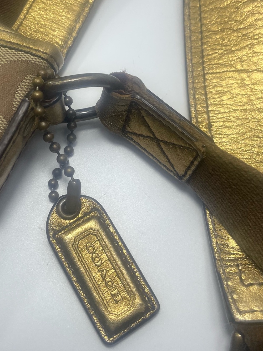 Coach Vintage Special Edition Legacy Canvas & Suede Crossbody RARE - Picture 16 of 16